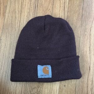 Maroon Carhartt beanie